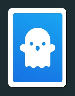 Boo Blue card